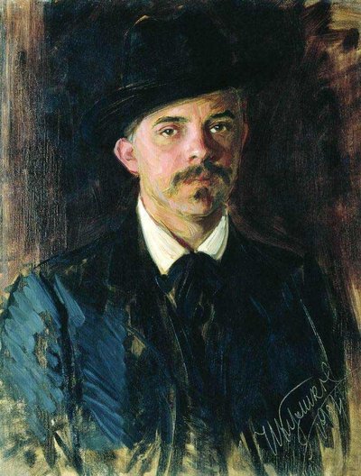 Portrait of Lukian Popov by Ivan Koulikov
